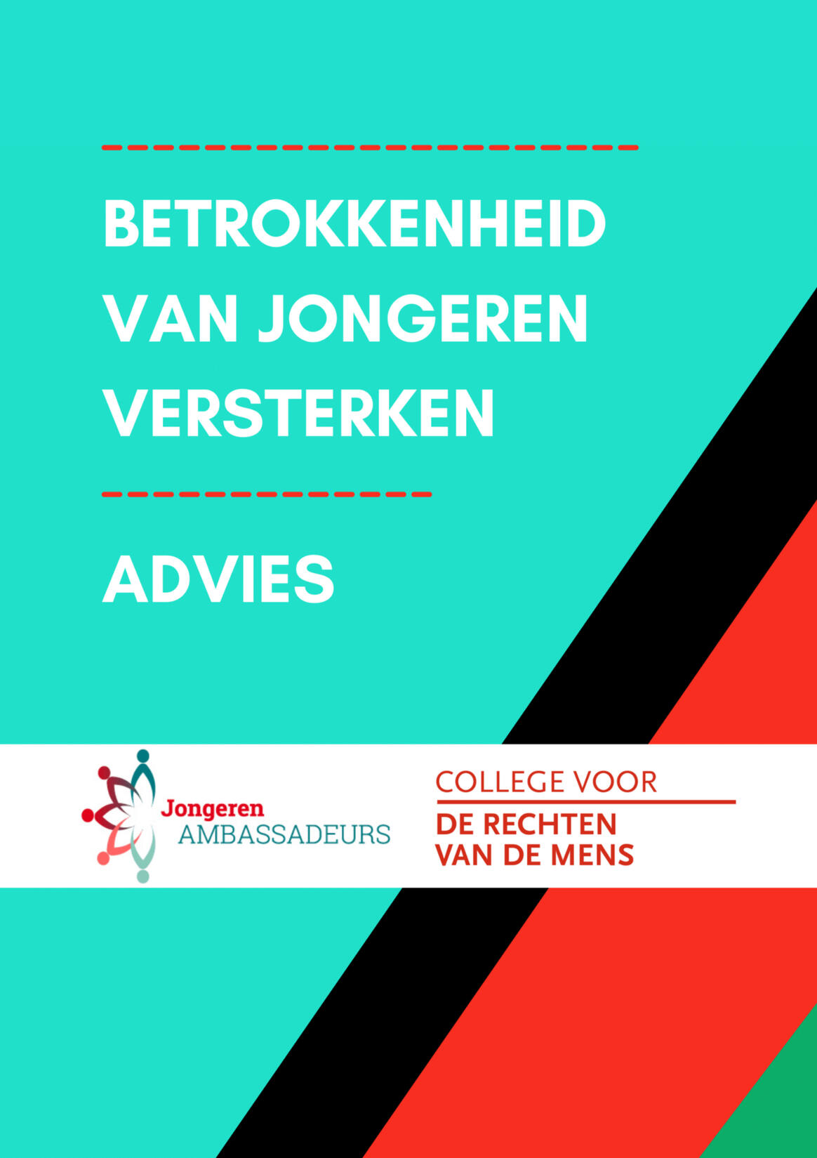Voorkant advies 'Betrokkenheid van Jongeren Versterken'