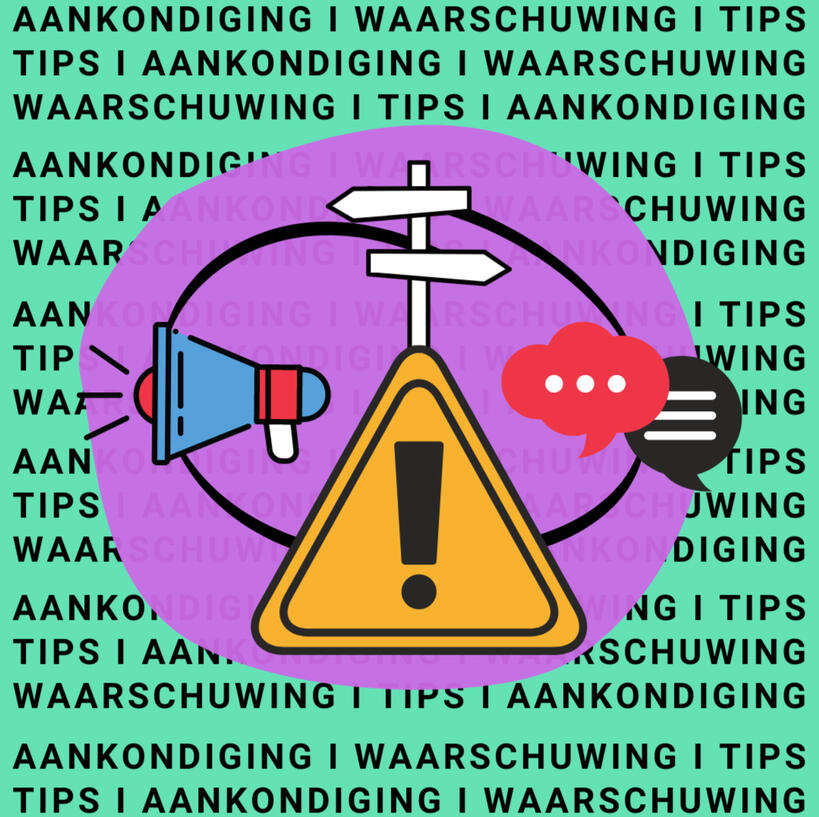 Facebook waarschuwingspost